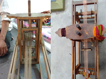 Portable Wooden Handloom - Photo