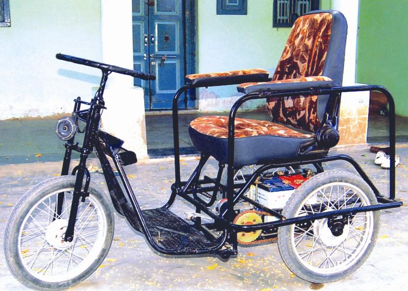 physically handicapped tricycle