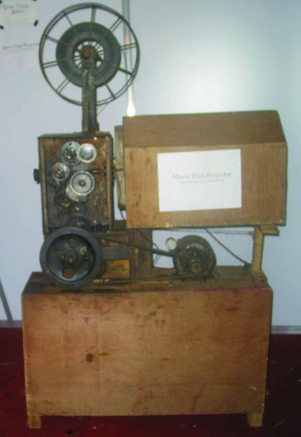 Petromax based film projector - Photo