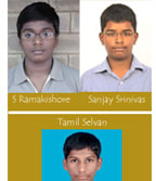 volunteer S Ramakishore, Sanjay Srinivas, Tamil Selvan